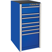 RX Series Side Cabinet, 7 Drawers, 19" W x 25" D x 39-1/4" H, Blue TEQ496 | Johnston Equipment