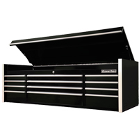Extreme Tools<sup>®</sup> RX Series Top Tool Chest, 72" W, 12 Drawers, Black TEQ503 | Johnston Equipment