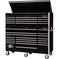 Extreme Tools<sup>®</sup> RX Series Top Tool Chest, 72" W, 12 Drawers, Black TEQ503 | Johnston Equipment