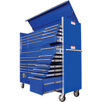 Extreme Tools<sup>®</sup> RX Series Top Tool Chest, 72" W, 12 Drawers, Blue TEQ504 | Johnston Equipment