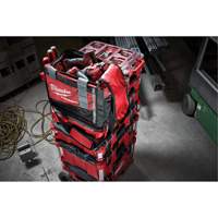 Packout™ Tool Bag, Ballistic Nylon, 8 Pockets, Black/Red TEQ857 | Johnston Equipment