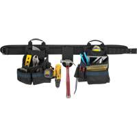 Electrician's Tool Belt, Polyester, Black TEQ925 | Johnston Equipment