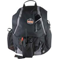 Arsenal<sup>®</sup> 5143 Tool Backpack, 15" L x 8" W, Black, Polyester TEQ974 | Johnston Equipment