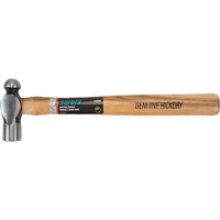 Ball Pein Hammer, 8 oz. Head Weight, Plain Face, Wood Handle TJZ039 | Johnston Equipment