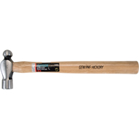 Ball Pein Hammer, 16 oz. Head Weight, Plain Face, Wood Handle TJZ040 | Johnston Equipment