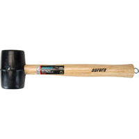Rubber Mallet, 16 oz., Wood Handle TJZ043 | Johnston Equipment