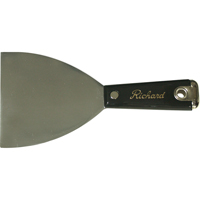 Putty Knife Flexible Steel, 4", Carbon Steel Blade TK783 | Johnston Equipment