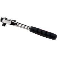 Quick-Release Rubber Grip Ratchet Wrench, 1/4" Drive, Rubber Handle TLV380 | Johnston Equipment