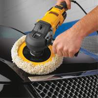 Variable Speed Polisher with Soft Start, 9"/7" Pad, 120 V, 12 A, 0-3500 RPM TLV918 | Johnston Equipment