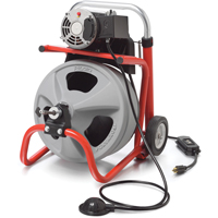 K-400 Drain Cleaning Machine with C-31 IW Cable, Electric, 3/8" TLZ223 | Johnston Equipment