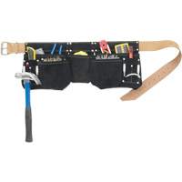Journeyman's Carpenter Tool Belt, Leather, Black TN224 | Johnston Equipment