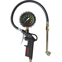 Tire Pressure Gauges - Dual Wheel Type- Pistol Grip Dial Inflator Gauges TNB060 | Johnston Equipment