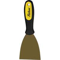 Stiff Wall Scrapers, Brass Blade, 3" Wide, Plastic Handle TQ032 | Johnston Equipment