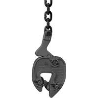 GX Plate Clamp with Chain Connector, 1000 lbs. (0.5 tons), 1/16" - 5/16" Jaw Opening TQB418 | Johnston Equipment
