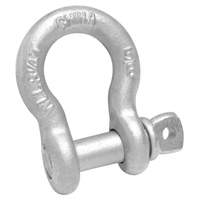 Anchor Shackle, 1/4", Screw Pin, Hot Dip Galvanized TTB835 | Johnston Equipment