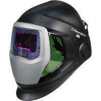Speedglas™ 9100 Welding Helmet with 9100X Auto-Darkening Filter, 4.2" L x 2.1" W View Area, 5/8 - 13 Shade Range, Black TTV423 | Johnston Equipment