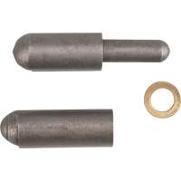 Weld-On Hinge, 0.315" Dia. x 1.575" L, Mild Steel w/Fixed Steel Pin TTV433 | Johnston Equipment