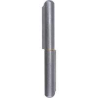Weld-On Hinge, 1.102" Dia. x 10.236" L, Mild Steel w/Fixed Steel Pin TTV445 | Johnston Equipment