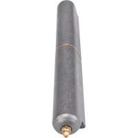 Weld-On Hinge, 1.102" Dia. x 10.236" L, Mild Steel w/Fixed Steel Pin TTV446 | Johnston Equipment