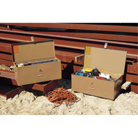 Hand Held Tool Box, 28" x 12" x 12", Steel, Tan TTW226 | Johnston Equipment