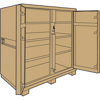 Jobmaster<sup>®</sup> Cabinet, Steel, 59.4 Cubic Feet, Beige TTW238 | Johnston Equipment