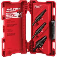 Step Drill Bit Set, 3 Pieces, High Speed Steel TYE901 | Johnston Equipment