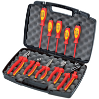 Insulated Tool Set, 1000 V, 10 Pcs TYO799 | Johnston Equipment
