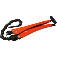Locking Chain Clamp Pliers, 13" Length, Omnium Grip TYR745 | Johnston Equipment