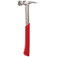 Milled Face Framing Hammer, 22 oz., Solid Steel Handle, 15" L TYX836 | Johnston Equipment
