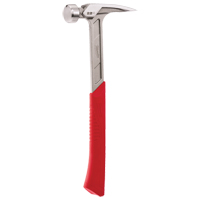 Smooth Face Framing Hammer, 22 oz., Solid Steel Handle, 15" L TYX837 | Johnston Equipment