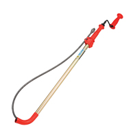 Toilet Auger, Manual, Bulb, 6' Cable Length, 1/2" Cable Diameter TYY339 | Johnston Equipment