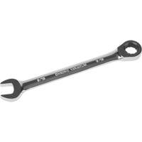 SAE Ratcheting Combination Wrench, 12 Point, 9/16", Chrome Finish UAD657 | Johnston Equipment