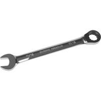 SAE Ratcheting Combination Wrench, 12 Point, 11/16", Chrome Finish UAD659 | Johnston Equipment