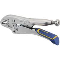 Fast Release™ Locking Pliers with Wire Cutter, 5" Length, Curved Jaw UAF565 | Johnston Equipment