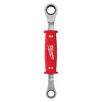 Lineman's 2-in-1 Insulated Ratcheting Box Wrench UAF945 | Johnston Equipment