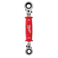 Lineman's 4-in-1 Insulated Ratcheting Box Wrench UAF946 | Johnston Equipment
