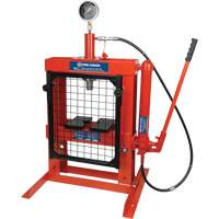 Hydraulic Shop Press with Grid Guard, 10 Tons Capacity UAI716 | Johnston Equipment