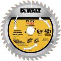 FlexVolt<sup>®</sup> TrackSaw™ Blade, 6-1/2", 42 Teeth, Wood Use UAI728 | Johnston Equipment