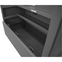 Piano Style Jobsite Storage Box, 60-1/2" W x 34-3/4" D x 49-3/8" H, Grey UAI848 | Johnston Equipment