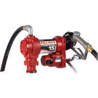 Heavy-Duty Fuel Transfer Pump with Manual Nozzle UAL126 | Johnston Equipment