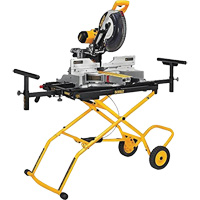 Double Bevel Sliding Compound Mitre Saw with Heavy-Duty Rolling Stand UAL184 | Johnston Equipment