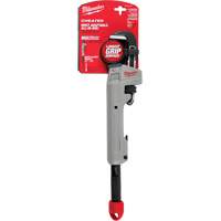 Cheater Adaptable Pipe Wrench, 2-1/2" Jaw Capacity, 18"/11"/24" Long UAL229 | Johnston Equipment