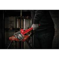 Steel Pipe Wrench, 2" Jaw Capacity, 14" Long, Powder Coated Finish, Ergonomic Handle UAL236 | Johnston Equipment