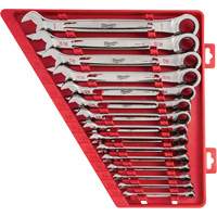Ratcheting Wrench Set, Combination, 15 Pieces, Imperial UAL992 | Johnston Equipment