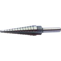 Drillco<sup>®</sup> Multi-Step Drill Bit, 1/8" - 1/2" , High Speed Steel UAP156 | Johnston Equipment