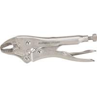 Locking Pliers with Wire Cutter, 5" Length, Curved Jaw UAV664 | Johnston Equipment