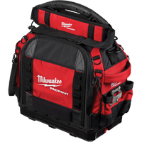 PackOut™ 15" Structured Tool Bag, Ballistic Polyester, 65 Pockets, Red UAW014 | Johnston Equipment