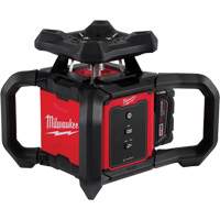 M18™ Red Exterior Rotary Laser Level Kit with Receiver, 2000' (609.6 m) UAW806 | Johnston Equipment