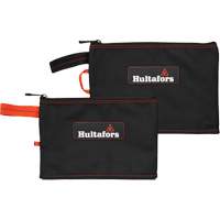 Multi-Purpose Zippered Bag, Ballistic Polyester, Black/Orange UAX335 | Johnston Equipment