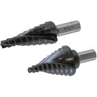 Multi-Step™ Drill Bit, 1/4" - 1-3/8" , 1/8" Increments, High Speed Steel TCO323 | Johnston Equipment